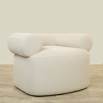 Furniture-Livonia - Bouclé<br> Armchair Lounge Chair-Bloomr