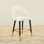 Furniture-Massena - Bouclé Counter Stool-Bloomr