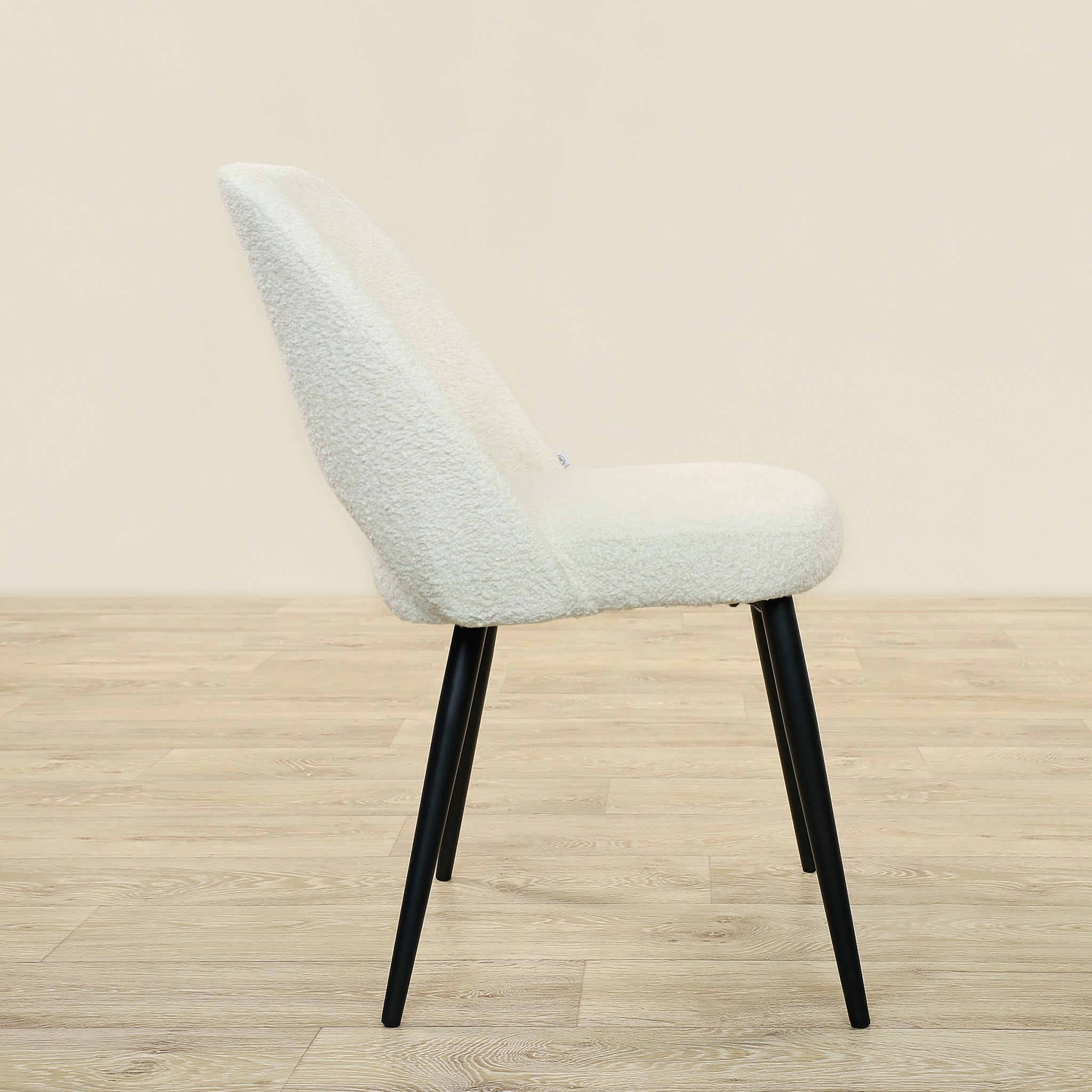 Furniture-Cabra - Bouclé <br>Dining Chair-Bloomr