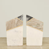 Marble Bookend <br> Set of 2