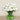 -Artificial Ranunculus Arrangement in Glass Vase-Bloomr