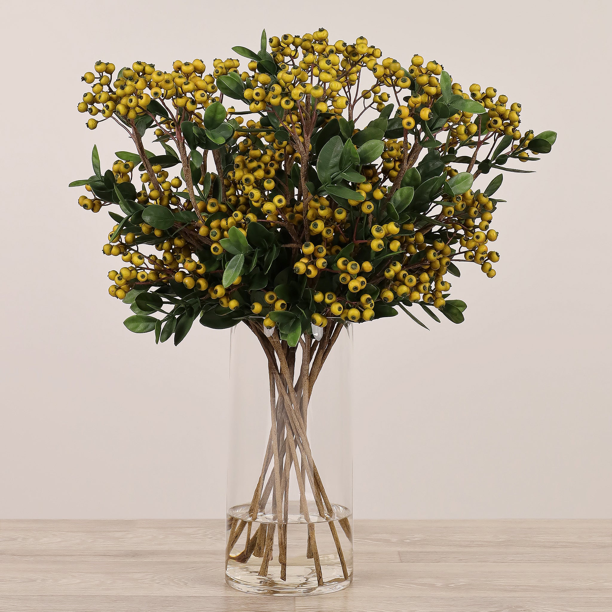 Berry Arrangement in Glass Vase