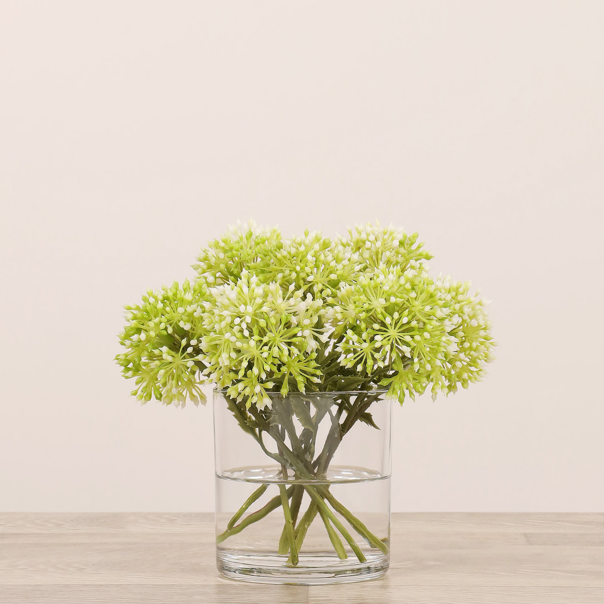 Allium Arrangement in Glass Vase