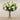 -Artificial Snowball Arrangement in Glass Vase-Bloomr