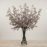 -Artificial Eucalyptus Spray Arrangement in Glass Vase-Bloomr