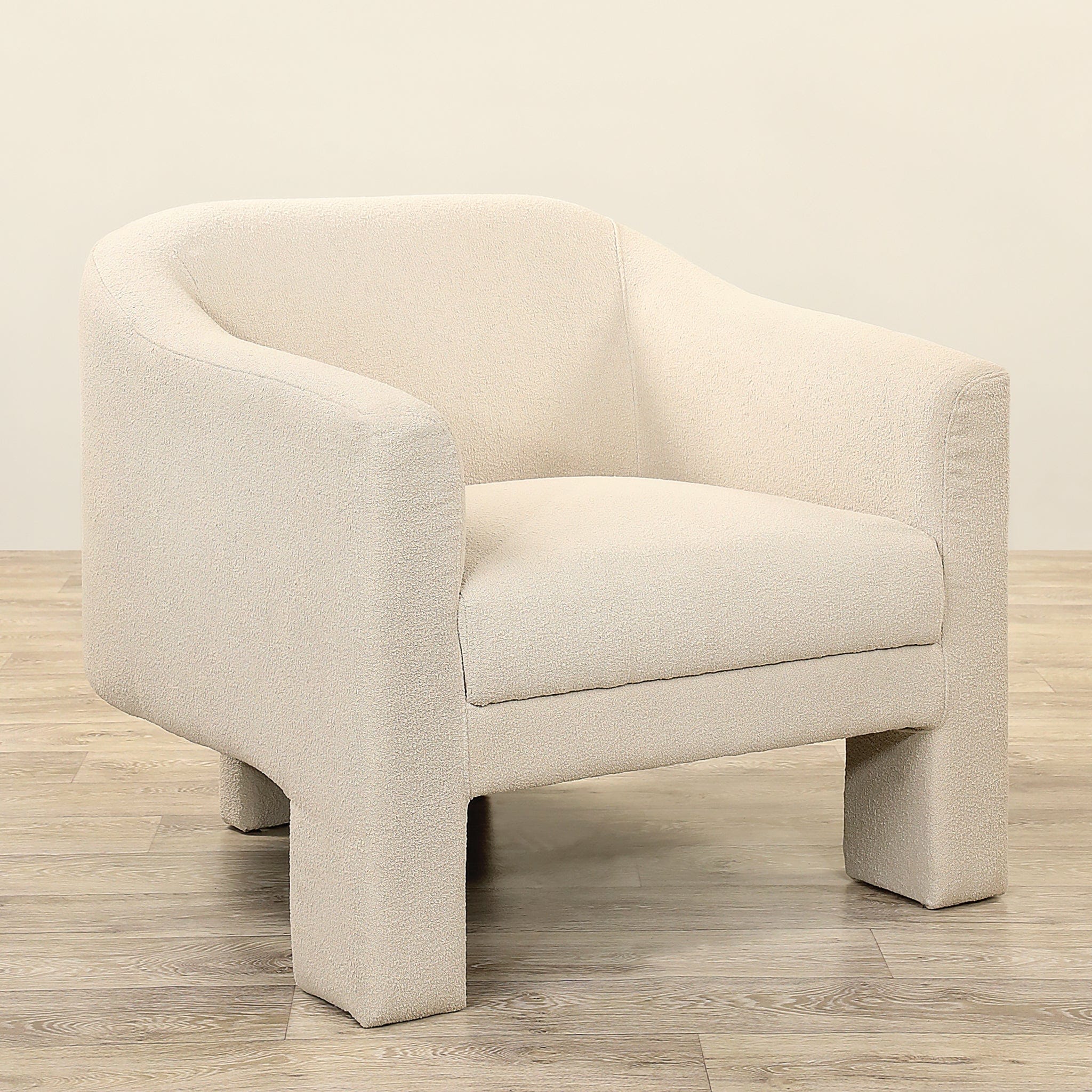 Berlin - Bouclé <br>Armchair Lounge Chair - Bloomr
