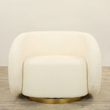 Digby - Bouclé<br> Swivel Armchair Lounge Chair - Bloomr