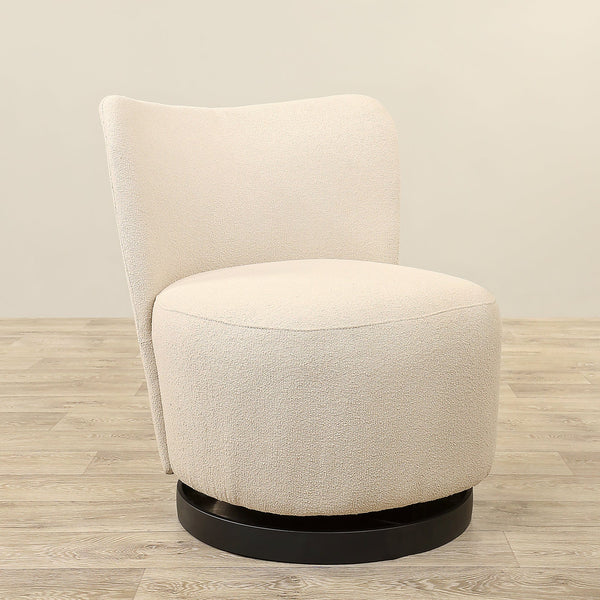 Gore - Bouclé<br> Swivel Armchair Lounge Chair - Bloomr