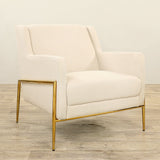 Ludo - Bouclé <br> Armchair Lounge Chair - Bloomr