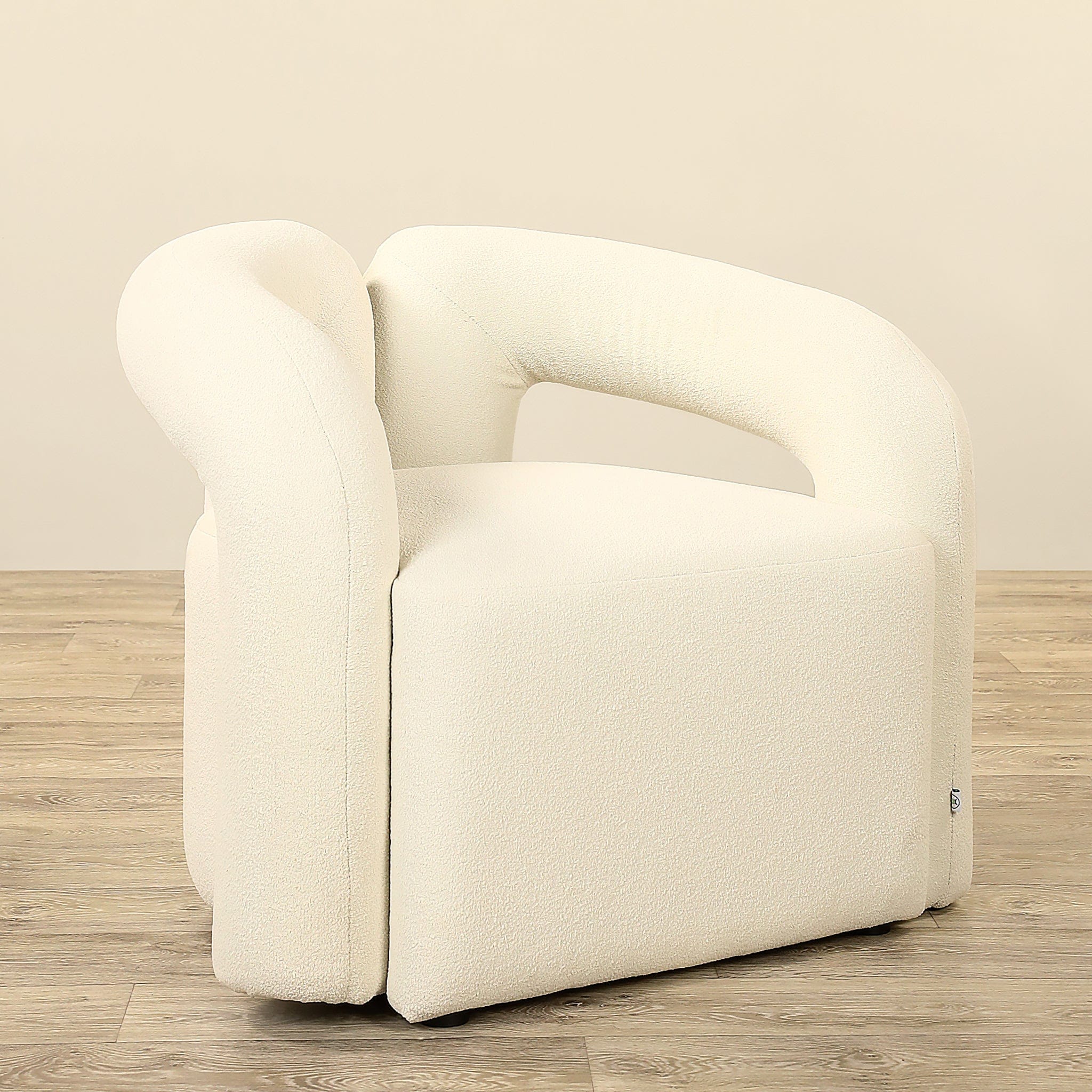 Marquette - Bouclé <br> Armchair Lounge Chair - Bloomr