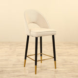 Furniture-Massena - Bouclé Bar Stool-Bloomr