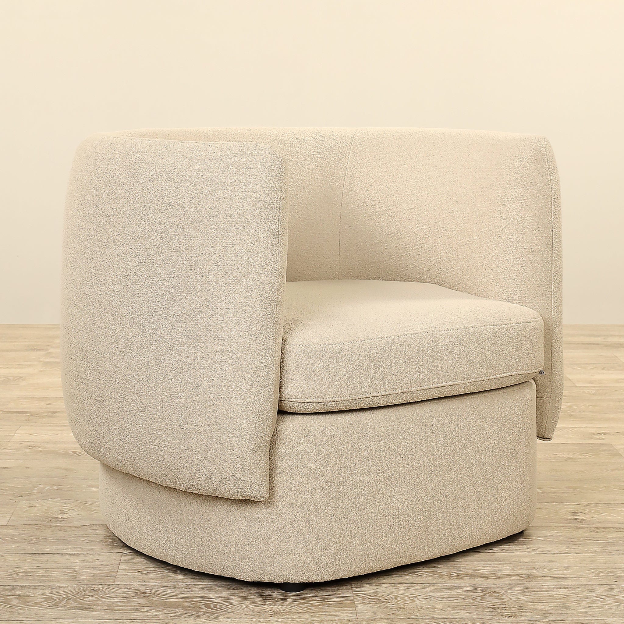 Niles - Bouclé <br> Armchair Lounge Chair - Bloomr