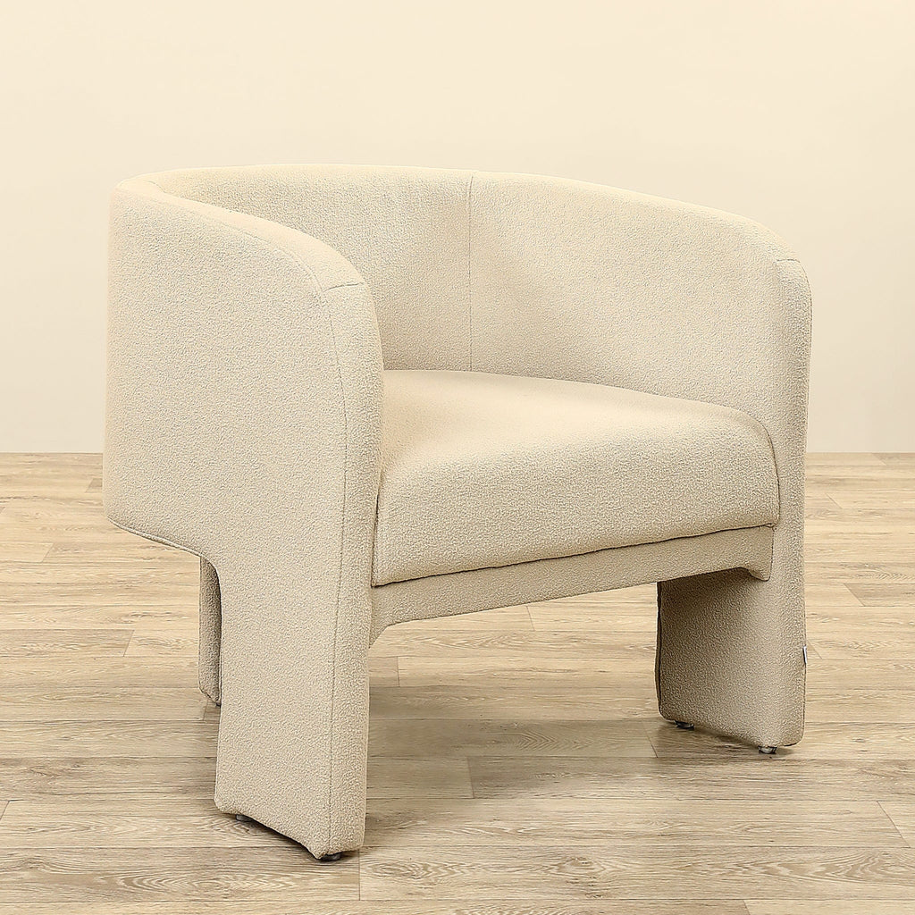 Reno - Bouclé <br>Armchair Lounge Chair - Bloomr