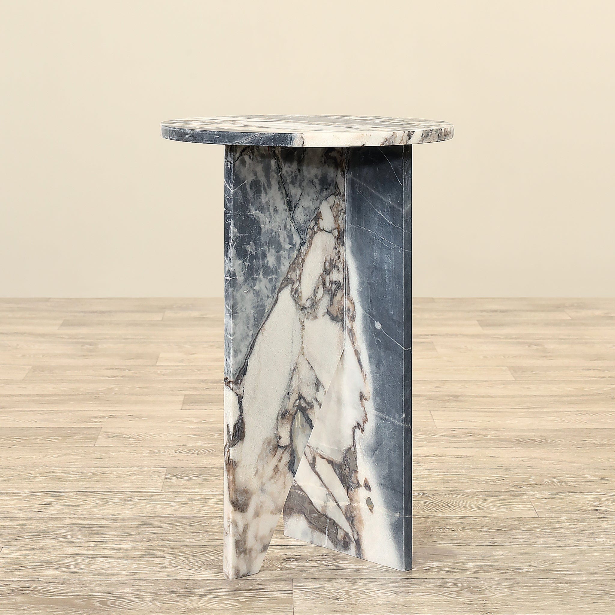 Sabino <br>Marble Side Table - Bloomr