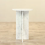 Furniture-Sabino <br>Marble Side Table-Bloomr