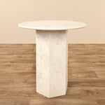 Furniture-Florence <br>Marble Side Table-Bloomr