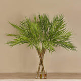 Palm Spray Arrangement in Glass Vase - Bloomr