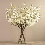 Artificial Cherry Blossom in Glass Vase - Bloomr