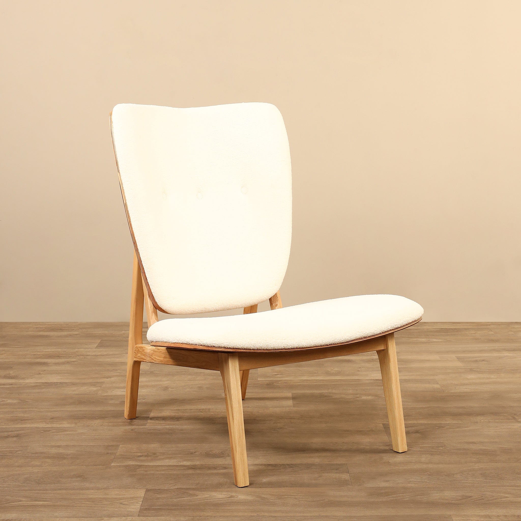 Damon - Wool <br> Armchair Lounge Chair - Bloomr
