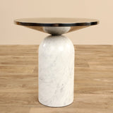 Lalo <br> Marble Side Table - Bloomr