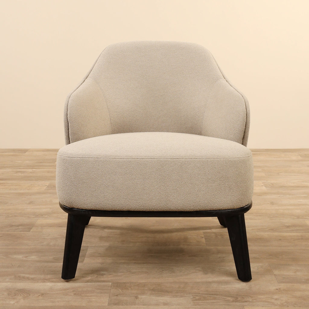 Leon - Bouclé <br> Armchair Lounge Chair - Bloomr