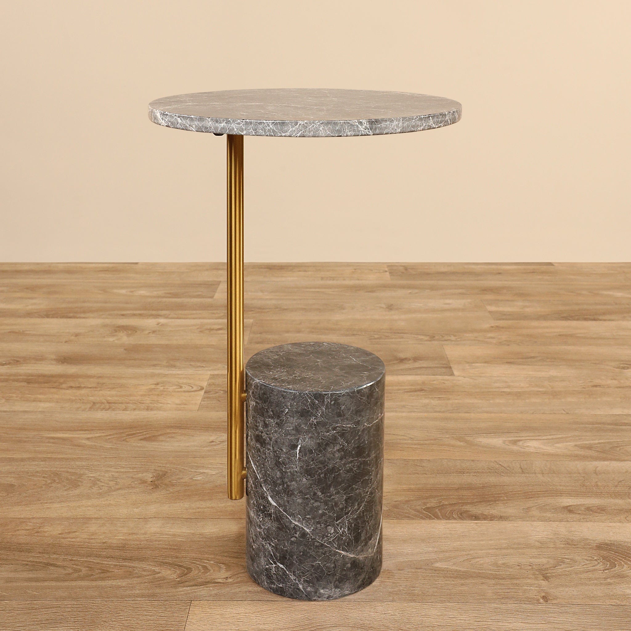 Lita <br> Marble Side Table - Bloomr