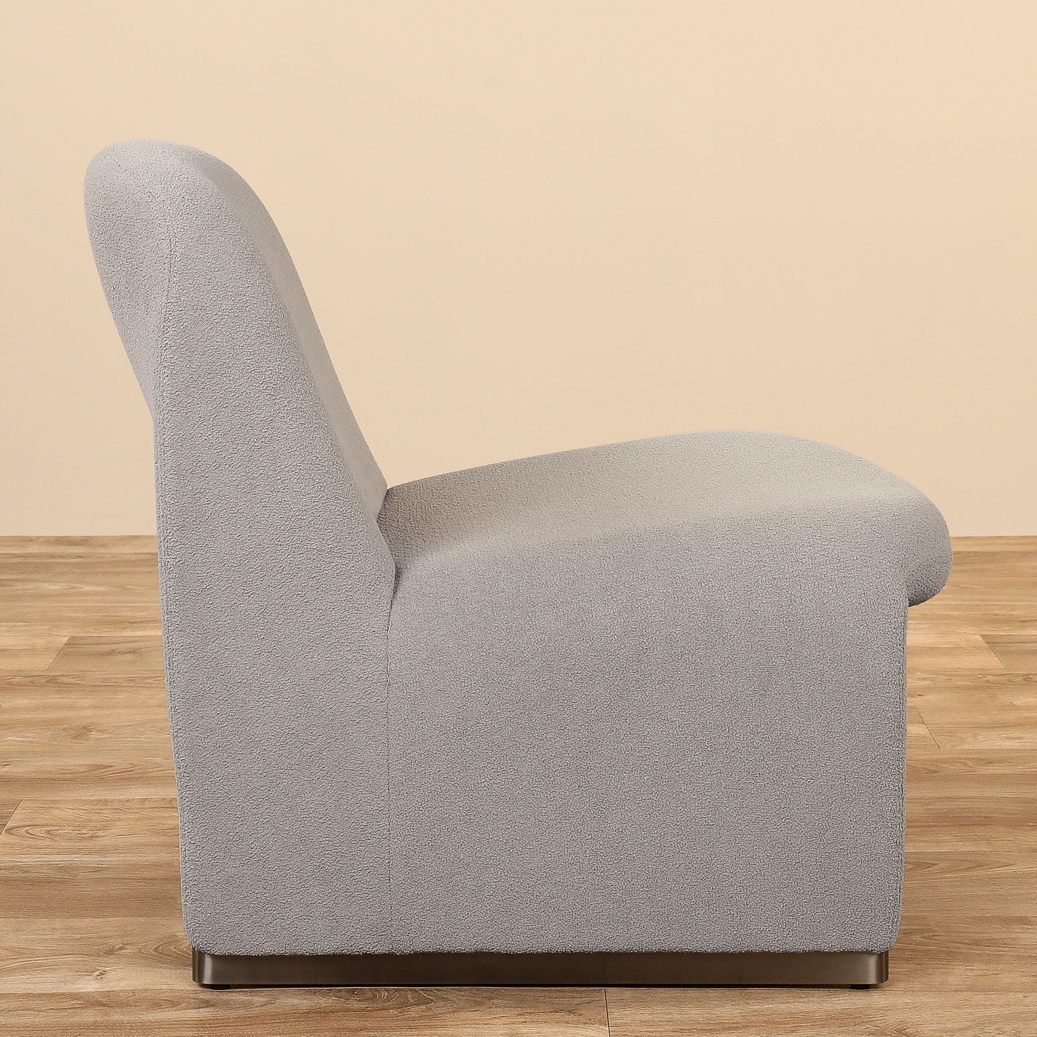 Nia - Bouclé<br>  Armchair Lounge Chair - Bloomr