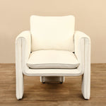 Rumi - Bouclé<br> Armchair Lounge Chair - Bloomr