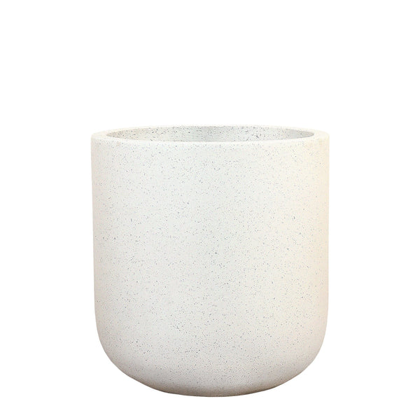 White Terrazzo Pot - Medium
